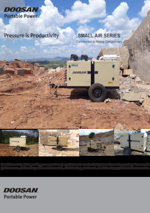 Mobile Kompressoren - Diesel, Elektro, Benzin Doosan XP315