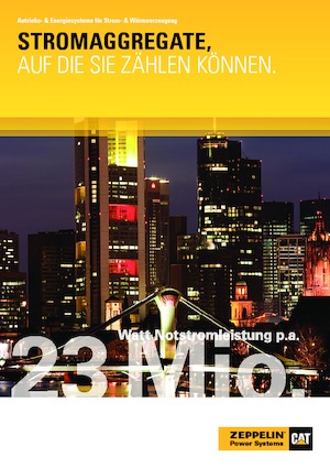 Stromerzeuger, Diesel Caterpillar C18-635