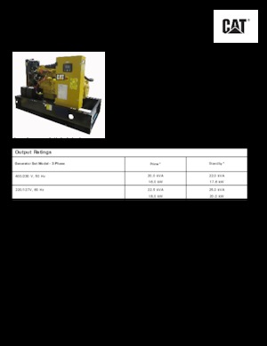 Stromerzeuger, Diesel Caterpillar C2.2-DE 22