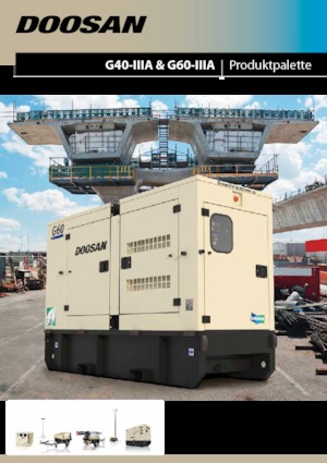 Stromerzeuger, Diesel Doosan G80-IIIA 