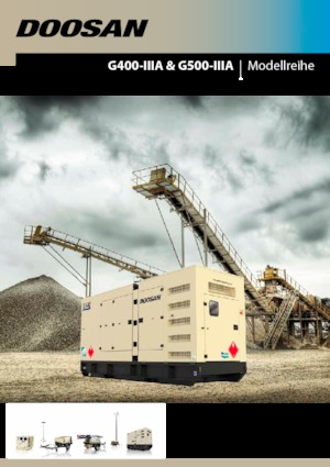 Stromerzeuger, Diesel Doosan G500-IIIA  