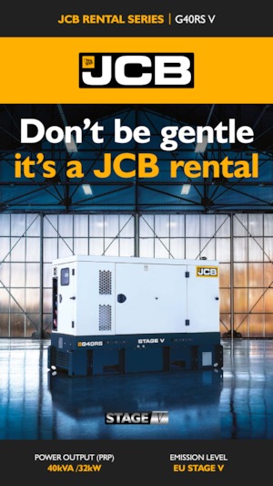 Stromerzeuger, Diesel JCB G40RS