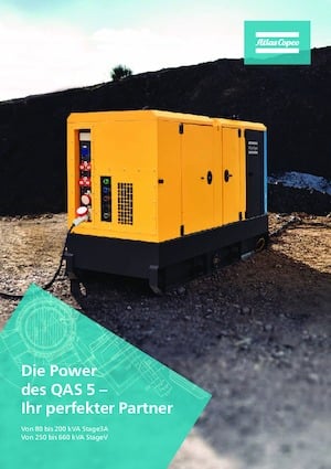Stromerzeuger, Diesel Atlas Copco QAS 5 80