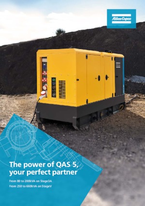 Stromerzeuger, Diesel Atlas Copco QAS 5 80