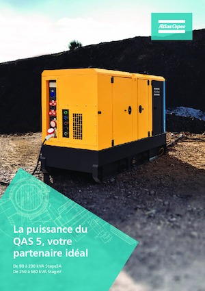 Stromerzeuger, Diesel Atlas Copco QAS 5 80