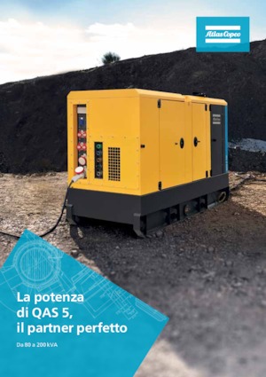 Stromerzeuger, Diesel Atlas Copco QAS 5 80