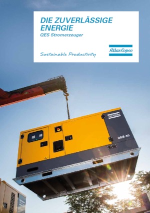 Stromerzeuger, Diesel Atlas Copco QES 60 JD