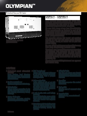 Stromerzeuger, Diesel Olympian XQE 250