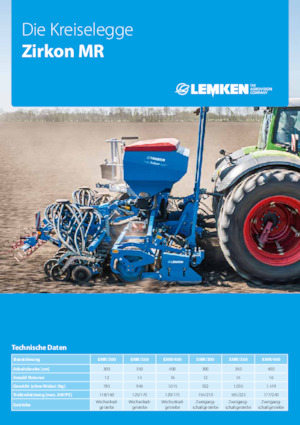 Kreiseleggen Lemken Zirkon XMR/300