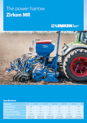 Kreiseleggen Lemken Zirkon XMR/300