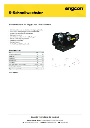 Schnellwechsler engcon S40