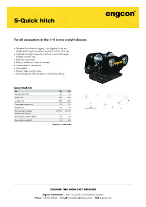 Schnellwechsler engcon S40