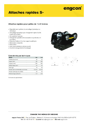 Schnellwechsler engcon S40