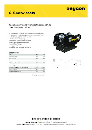Schnellwechsler engcon S30
