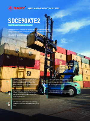 Reach Stacker Sany SDCE90K7E2