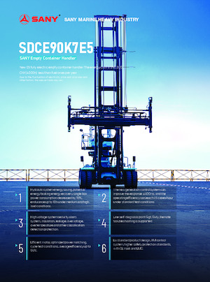 Reach Stacker Sany SDCE90K7E5