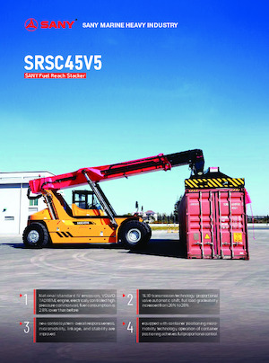 Reach Stacker Sany SRSC45V5