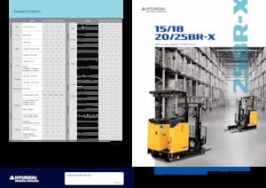 Schubstapler Elektro Hyundai 20BR-X