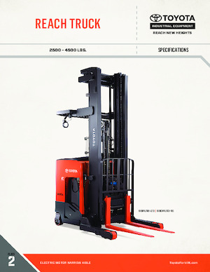 Schubstapler Elektro Toyota 9BRU23