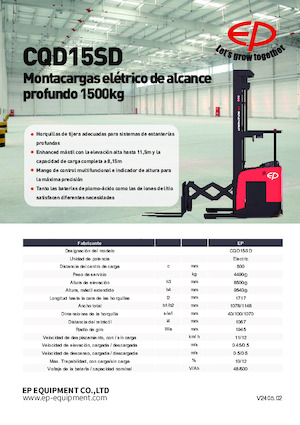 Schubstapler Elektro EP CQD15SD