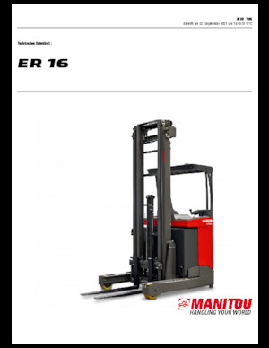 Schubstapler Elektro Manitou ER 16