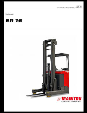 Schubstapler Elektro Manitou ER 16