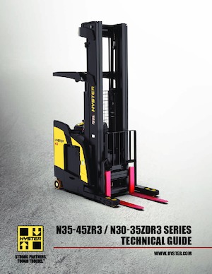Schubstapler Elektro Hyster N40ZR3
