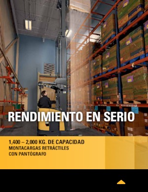 Schubstapler Elektro Caterpillar NR18