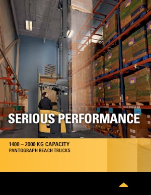 Schubstapler Elektro Caterpillar NR20