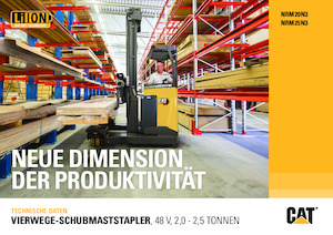 Schubstapler Elektro Caterpillar NRM25N3