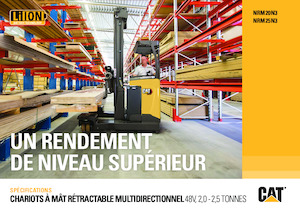 Schubstapler Elektro Caterpillar NRM25N3