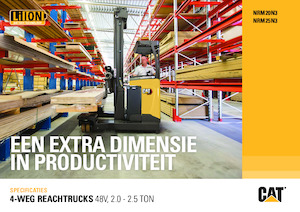 Schubstapler Elektro Caterpillar NRM25N3