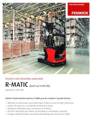 Schubstapler Elektro Linde R16HD MATIC config. 4 