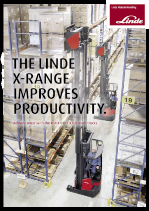 Schubstapler Elektro Linde R14X High