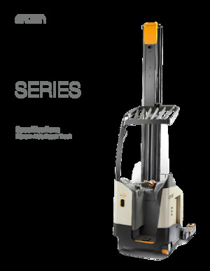 Schubstapler Elektro Crown RM 6025