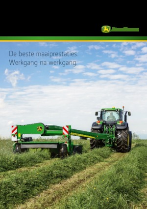 Heckmähwerke Scheiben m. Aufbereiter John Deere R990R