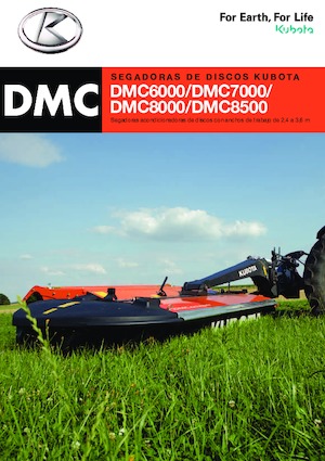 Heckmähwerke Scheiben m. Aufbereiter Kubota DMC6032N 