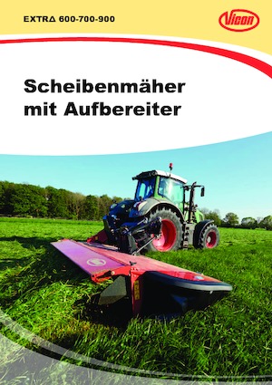 Heckmähwerke Scheiben m. Aufbereiter Vicon Extra 736 T