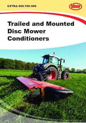 Heckmähwerke Scheiben m. Aufbereiter Vicon Extra 736 T