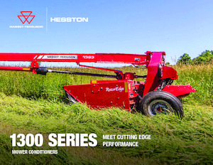 Heckmähwerke Scheiben m. Aufbereiter Massey Ferguson 1359
