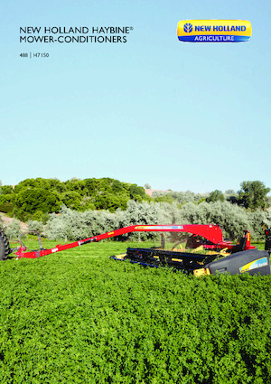 Heckmähwerke Scheiben m. Aufbereiter New Holland 488