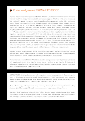 Heckmähwerke Scheiben m. Aufbereiter Pronar PDT 300 C