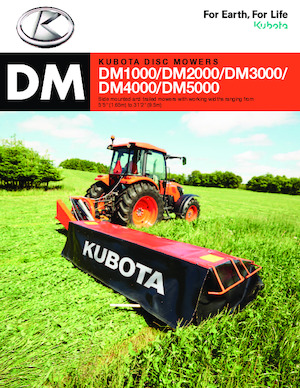 Heckmähwerke Scheiben o. Aufbereiter Kubota DM2024