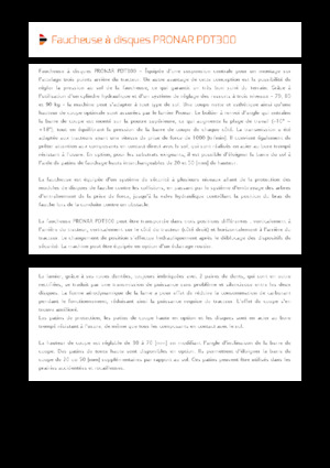 Heckmähwerke Scheiben o. Aufbereiter Pronar PDT 300