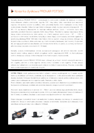 Heckmähwerke Scheiben o. Aufbereiter Pronar PDT 300