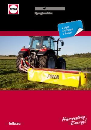 Heckmähwerke Scheiben o. Aufbereiter Fella SM 208 InLine