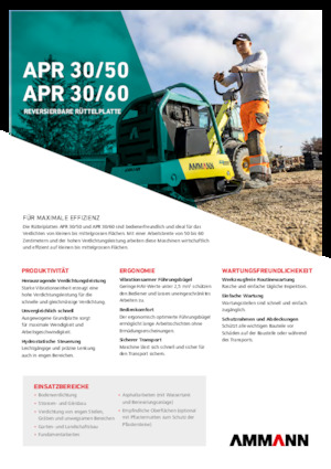 Rüttelplatten, reversibel Ammann APR 3060