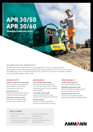 Rüttelplatten, reversibel Ammann APR 3060