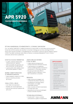 Rüttelplatten, reversibel Ammann APR 5920