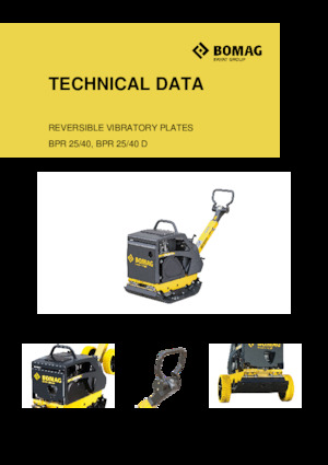 Rüttelplatten, reversibel Bomag BPR 25/40